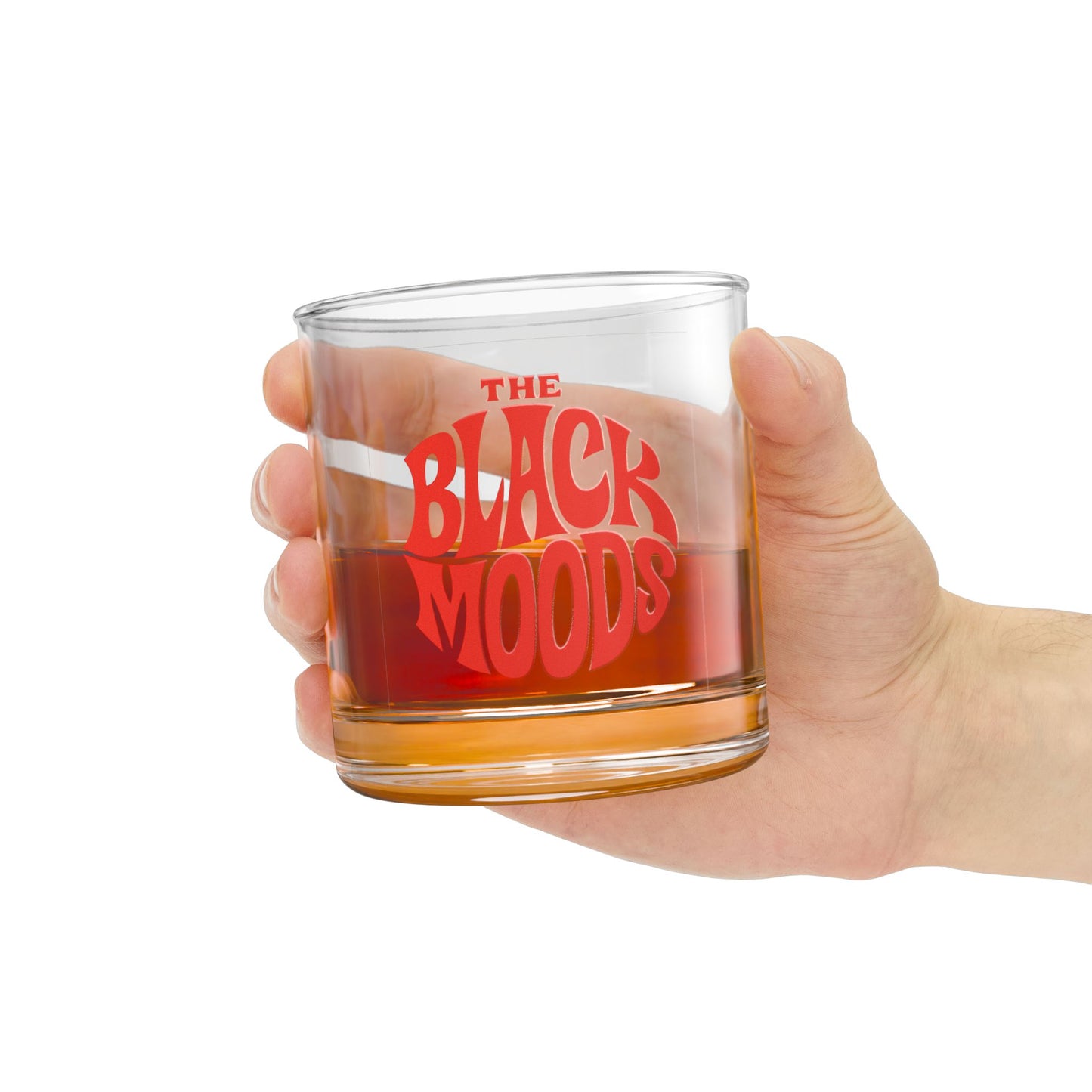 The Black Moods Whiskey Glass