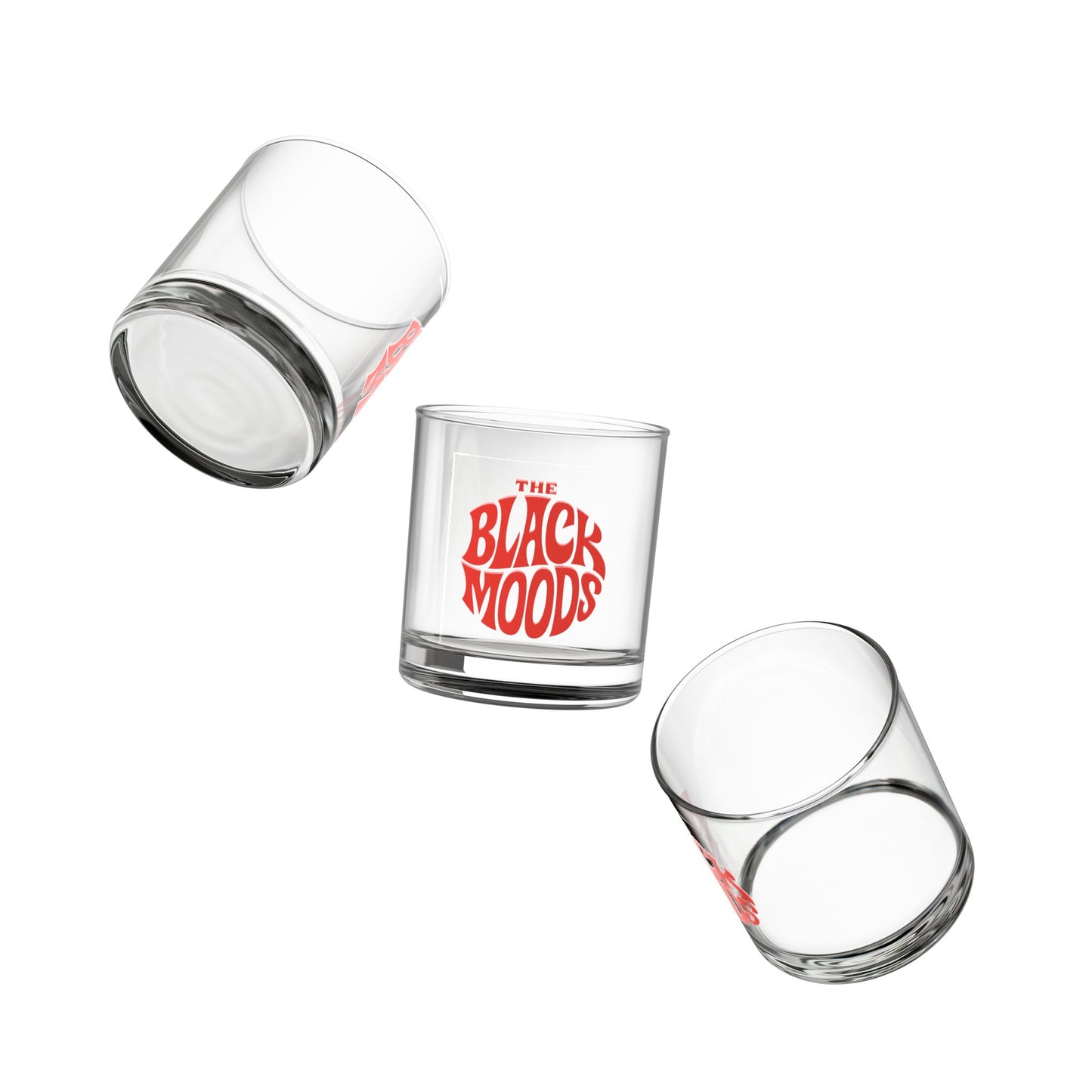 The Black Moods Whiskey Glass