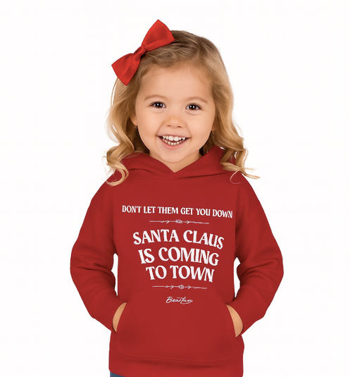 Don't Let Them Get You Down Santa Claus Toddler Hoodie