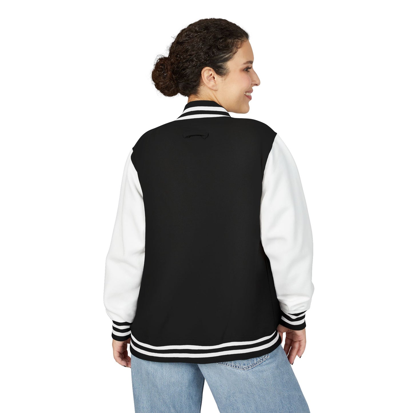 Black Moods Letterman Jacket