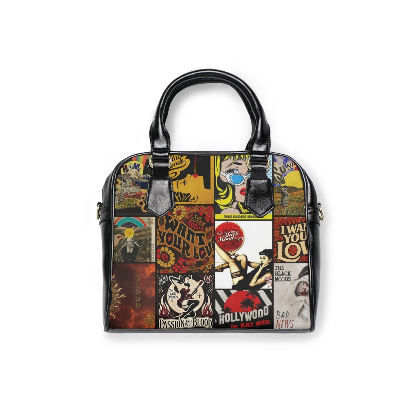 Album Art Shoulder Handbag